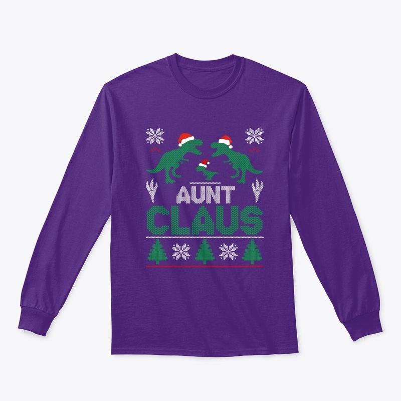 Womens Aunt Claus Matching Famiy Group C