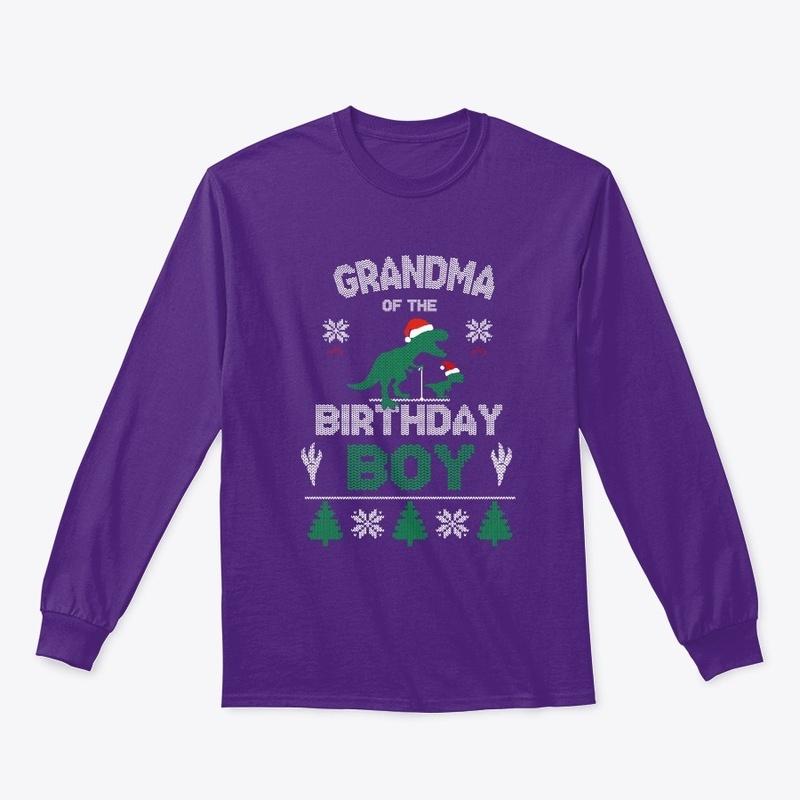 Grandma of the Birthday Boy Matching T-R